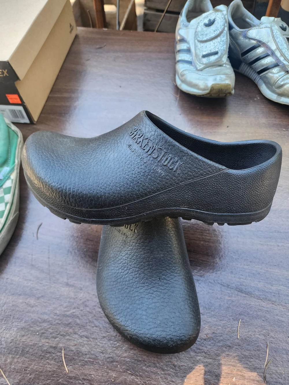 Birkenstock Black Slip-On Clogs